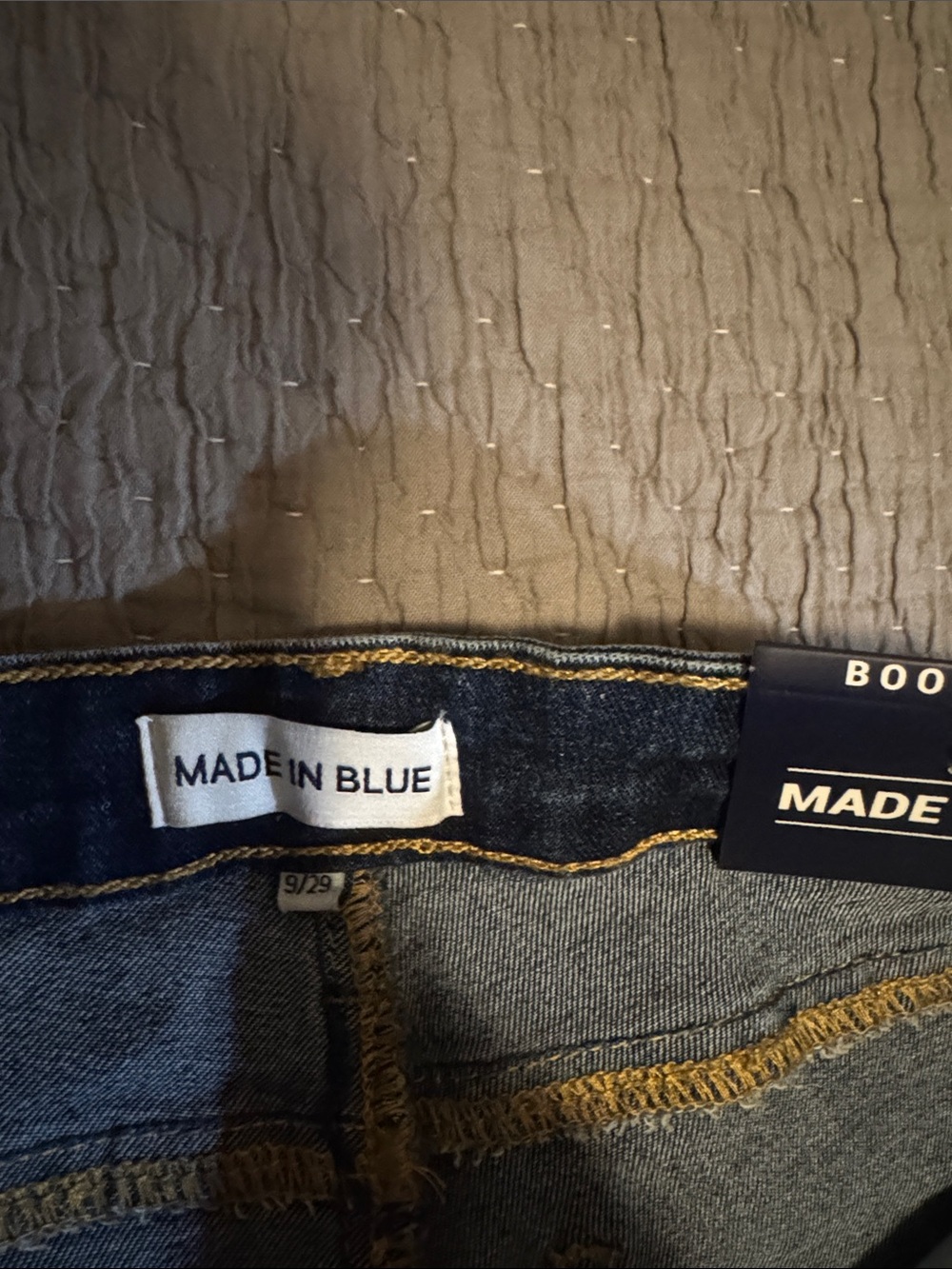 Made In Blue Bootcut Jeans - Picture 3 of 4